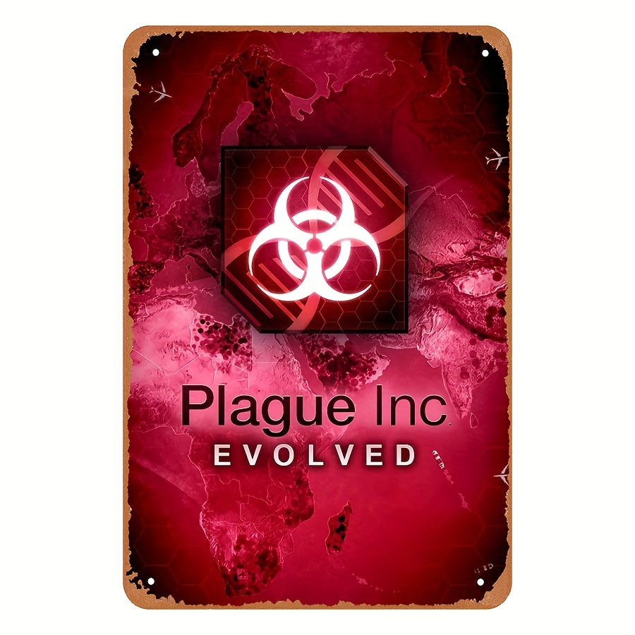 Video Gaming & Esports Usd Acc - Placa de Metal Estilo Vintage Plague