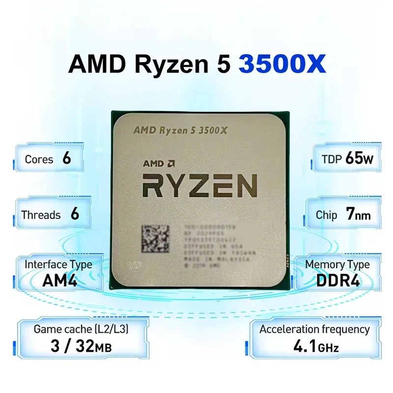 AMD Ryzen 5 3500X 3.6GHz 6 Núc - Esports Gaming Pc Build avaliação e preço