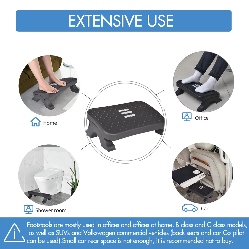 Apoio para os pés ergonômico s - Footrest Under Desk avaliação e preço