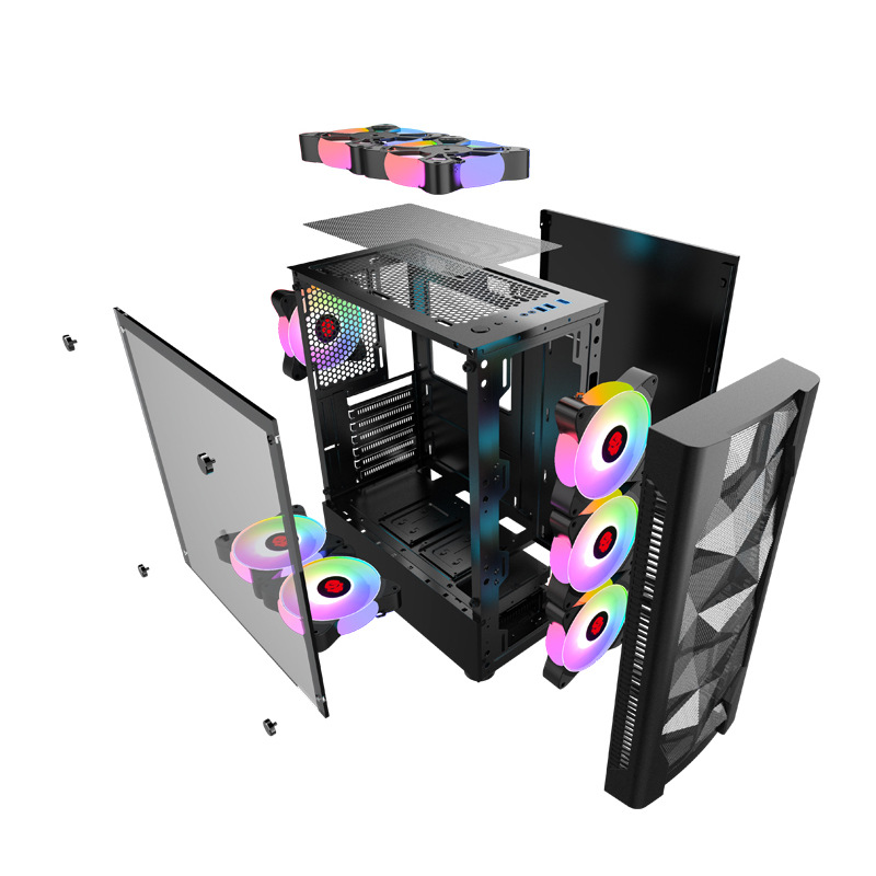 Gabinete para PC Gamer com Pai - Esports Gaming Pc Build avaliação e preço